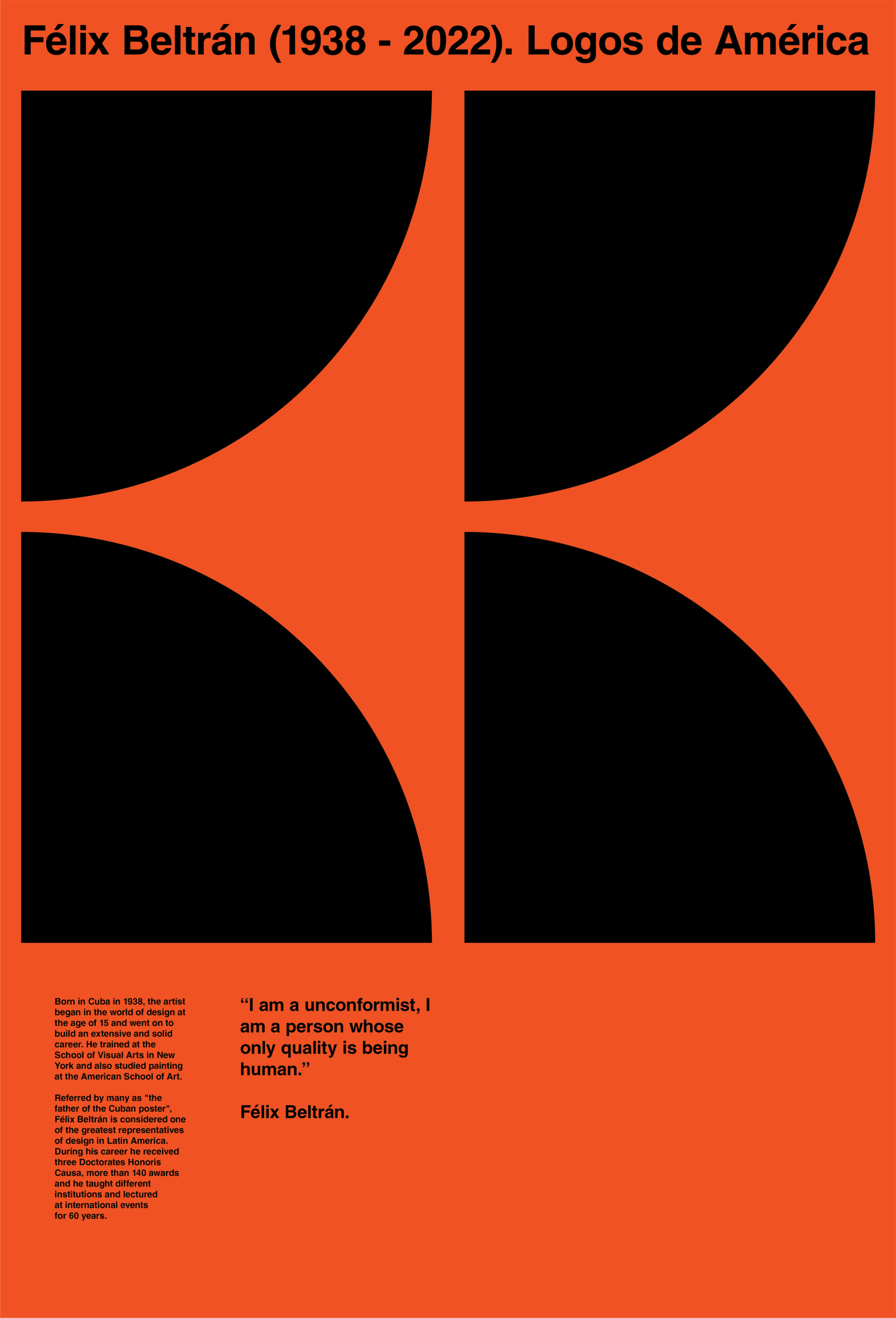 Logos de América Poster - Félix Beltrán - Bureau 105